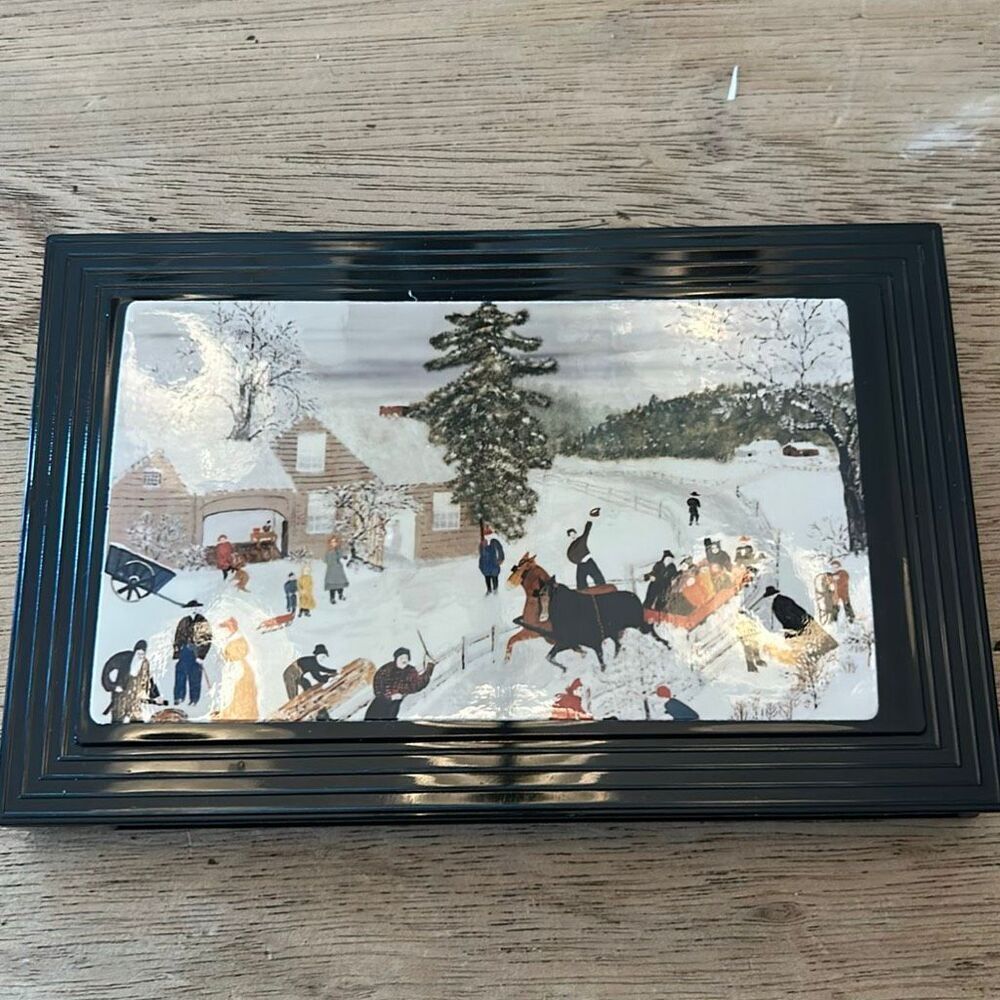 NEW vintage grandma Moses joyride journaling supplies pad notebook paper hard ca